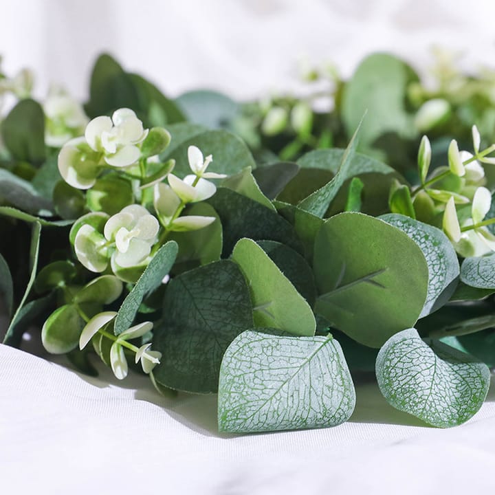The Eucalyptus Snow Wreath