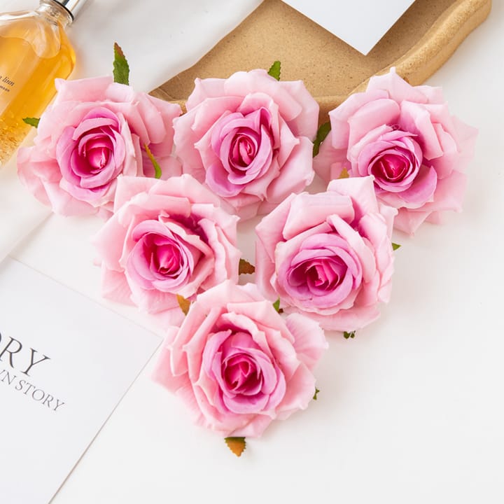The Silk Rose Head Set, Pink