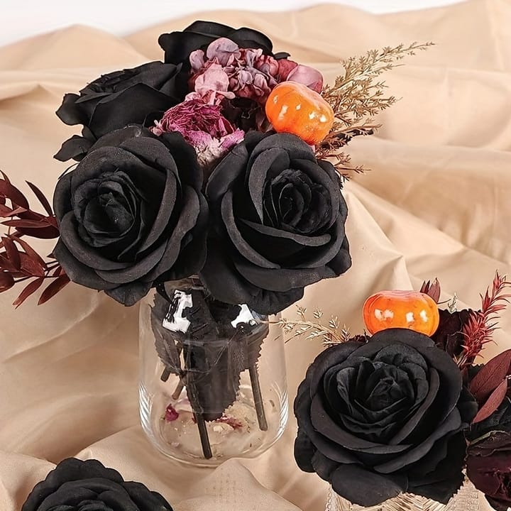 The Midnight Rose Stems