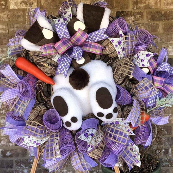 The Easter Bunny Door Wreath