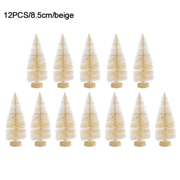 The Mini Fir Collection, Beige, 8.5 in