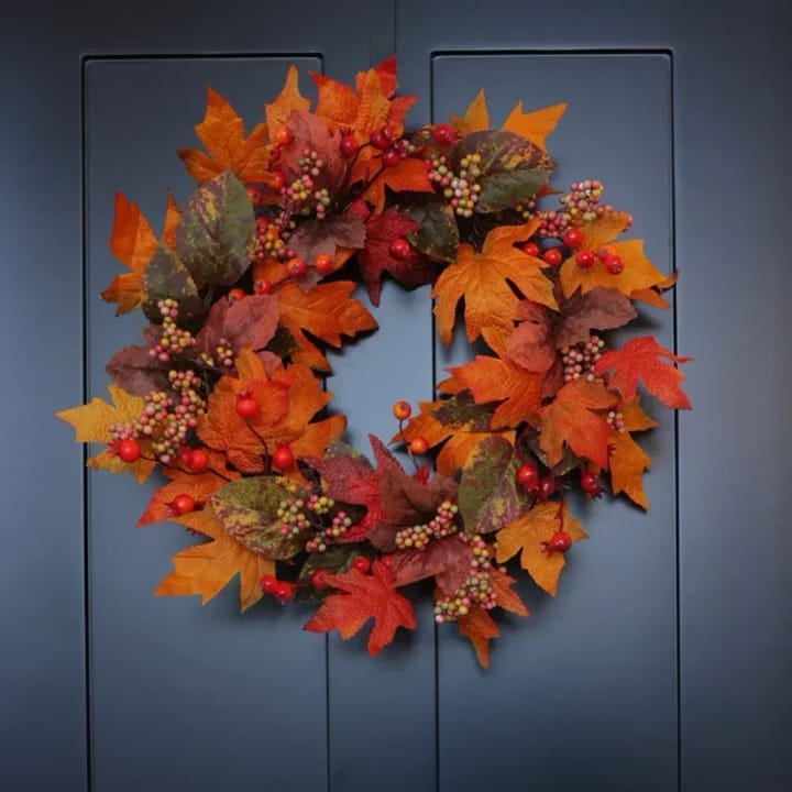 The Autumn Maple Berry Wreath