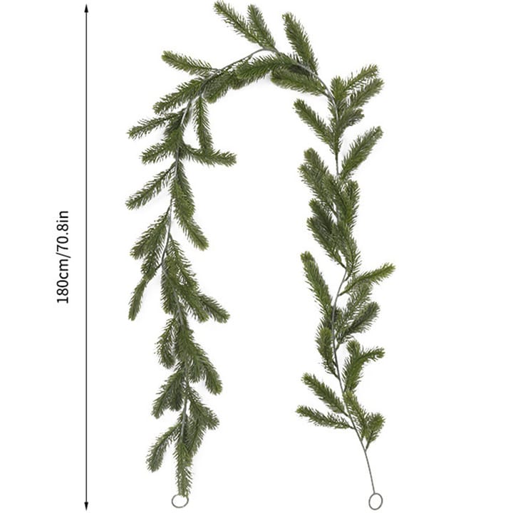 The Cedar Line Garland, Dense fluffy needles