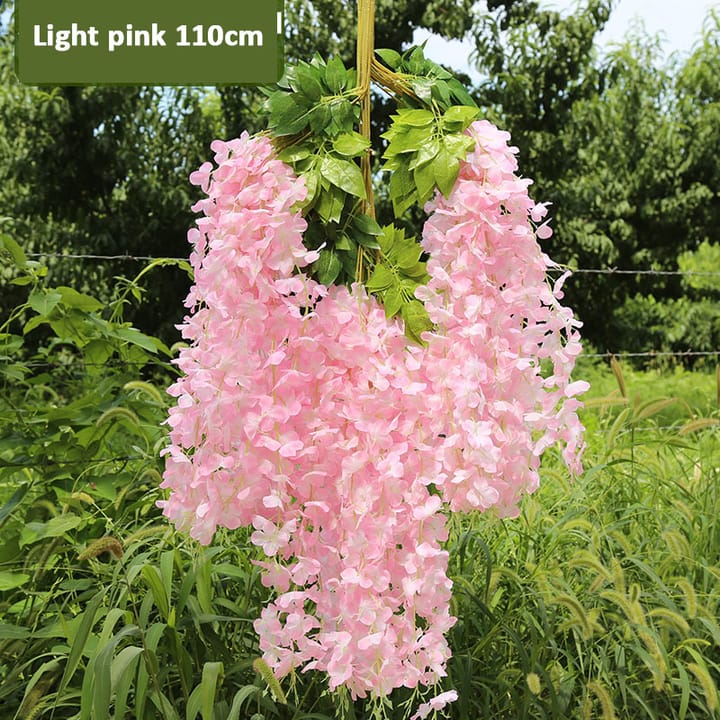 The Wisteria Cascade Garland, Light pink