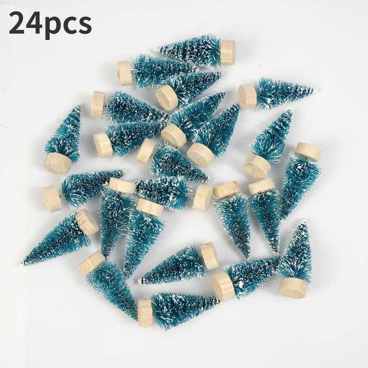 The Sisal Snow Mini Tree Pack, Deep blue