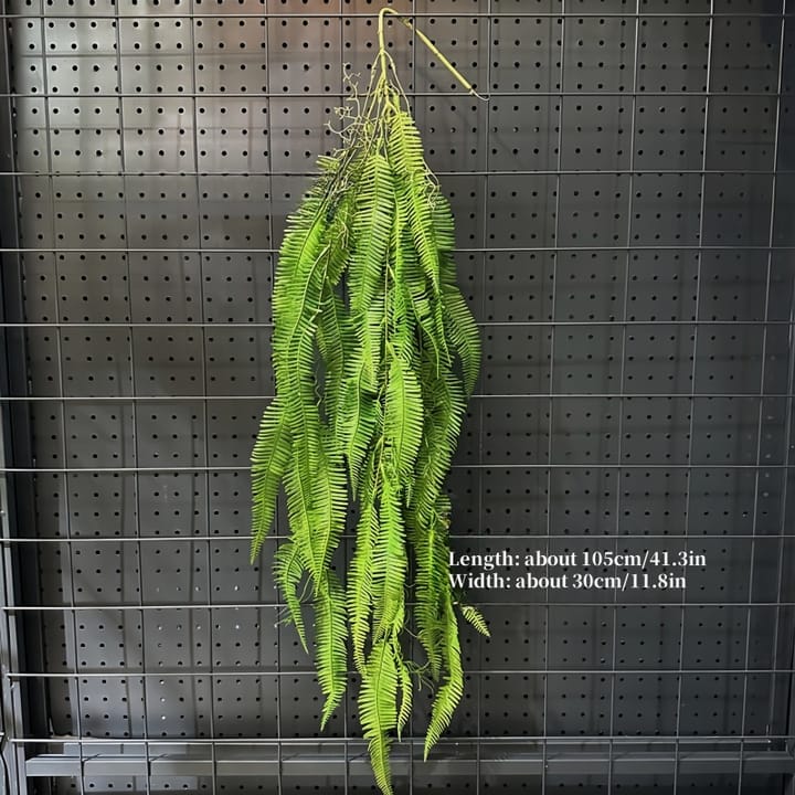 The Cascading Fern Vine, Green fern fronds