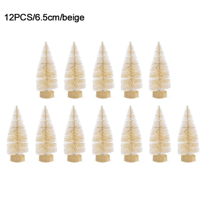 The Mini Fir Collection, Beige, 6.5 in