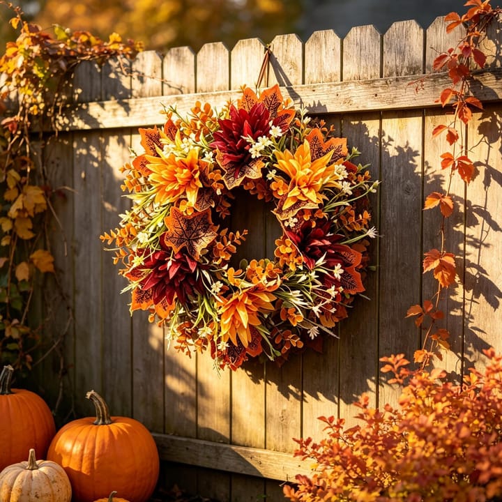 The Autumn Maple Leaf Wreath