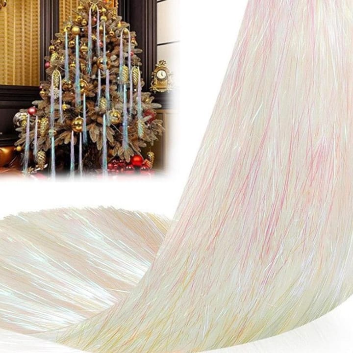 The Iridescent Tinsel Fringe Garland