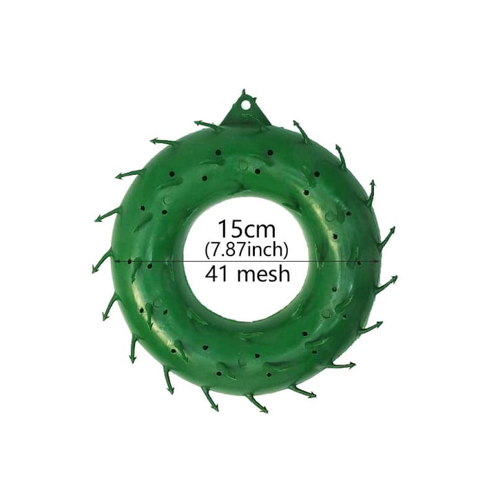 The Green Spiked Wreath Frame, 6 in, 41 mesh