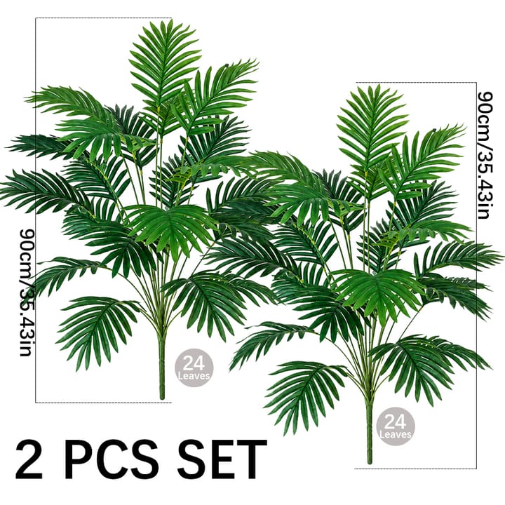 The Potted Palm Study, Areca palm, 2 pcs set