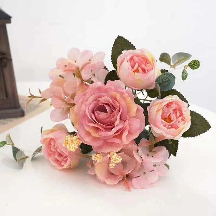 The Silk Rose Hydrangea Bouquet