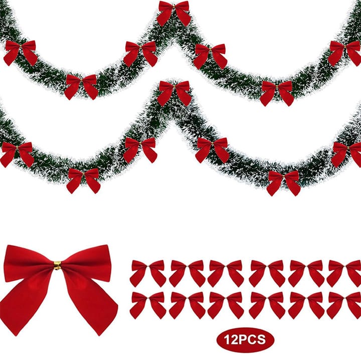The Snowflocked Tinsel Garland
