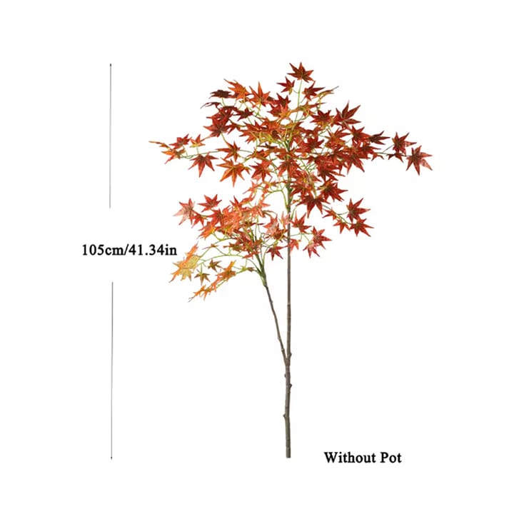 The Maple Floor Tree, Red, 41.5 in