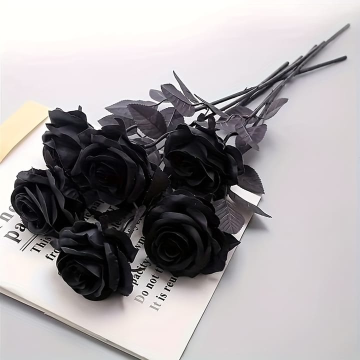 The Midnight Rose Stems