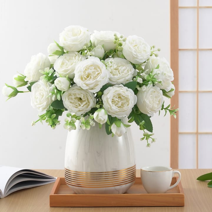 The White Peony Bouquet