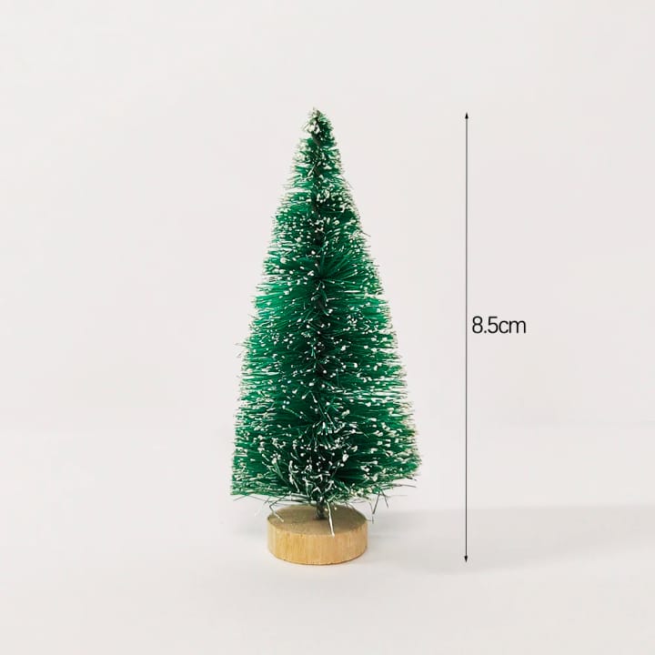 The Sisal Mini Tree Set, Green, 5 trees, 3.3 in