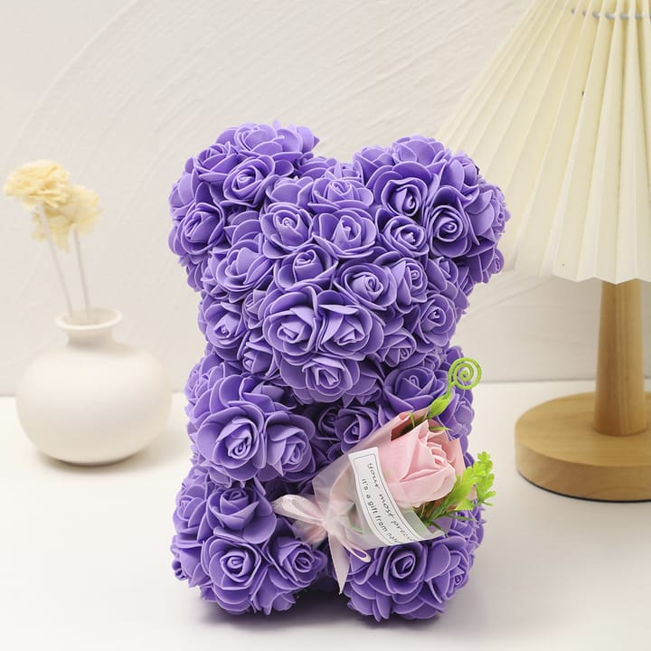 The Foam Rose Bear, Purple