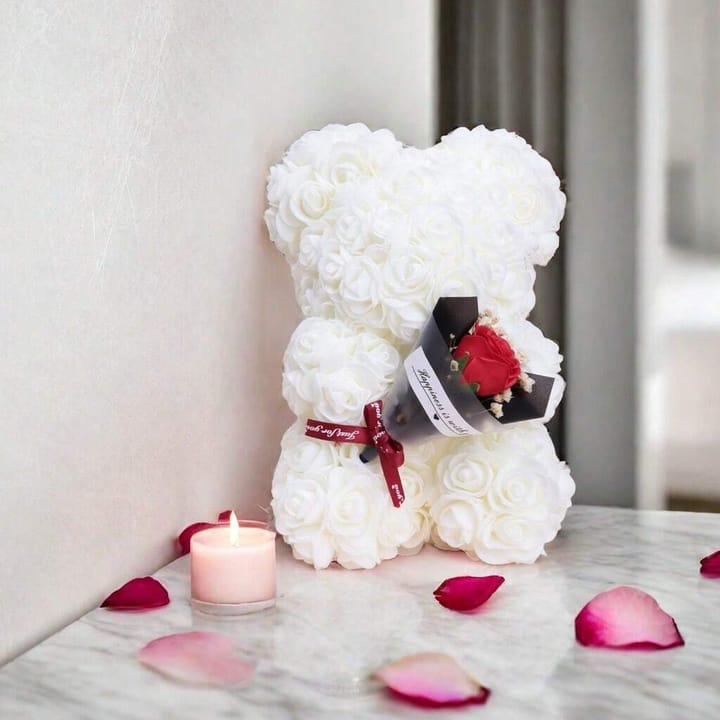 The Foam Rose Bear