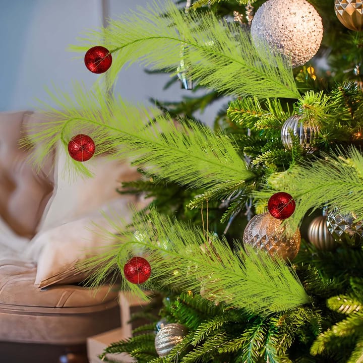 The Lime Curly Christmas Pick Set