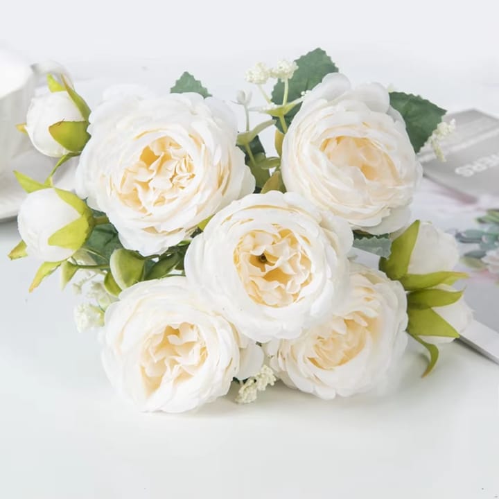 The White Peony Bouquet, White