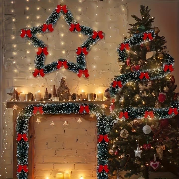 The Snowflocked Tinsel Garland