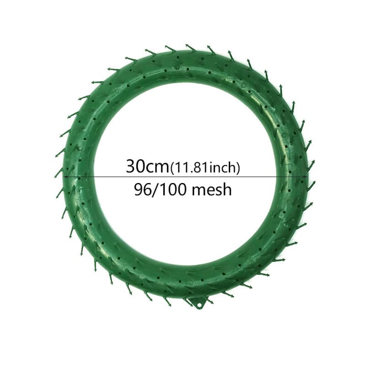 The Green Spiked Wreath Frame, 12 in, 96/100 mesh