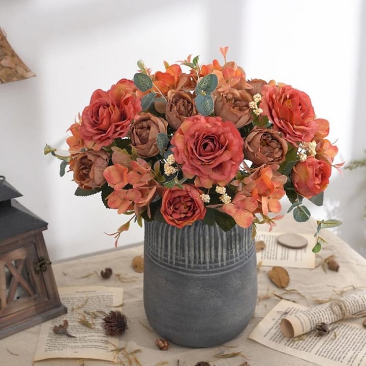 The Silk Rose Hydrangea Bouquet