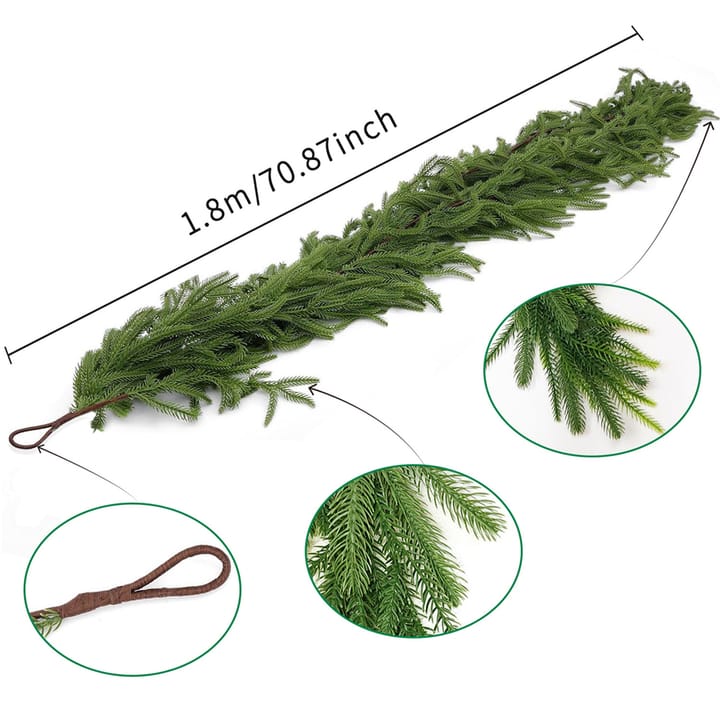 The Norfolk Pine Garland, Green
