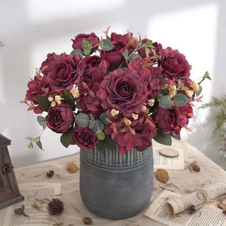 The Silk Rose Hydrangea Bouquet