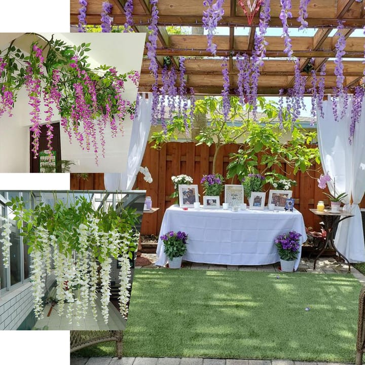 The Wisteria Cascade Garland
