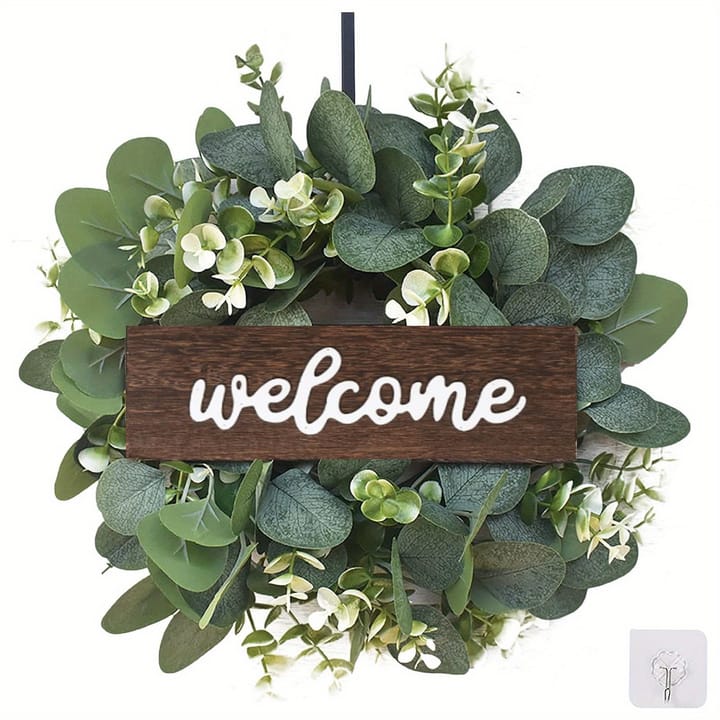 The Eucalyptus Welcome Wreath, Green