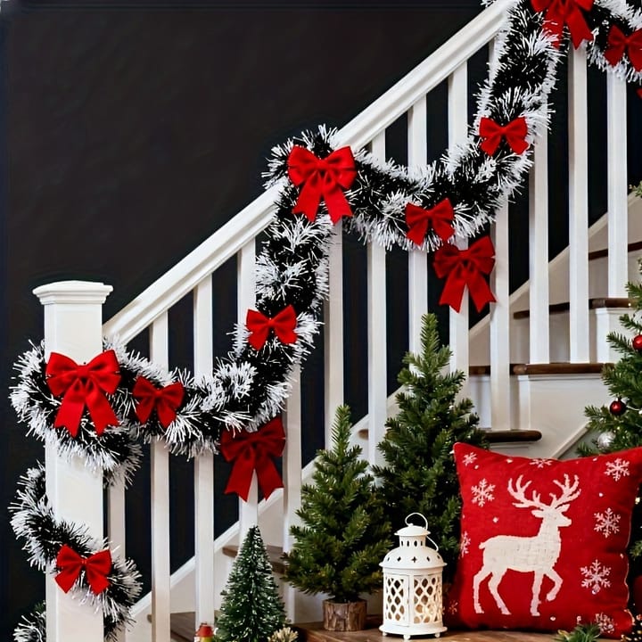 The Snowflocked Tinsel Garland