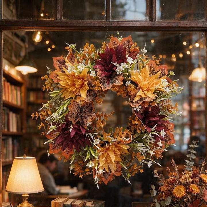 The Autumn Maple Leaf Wreath