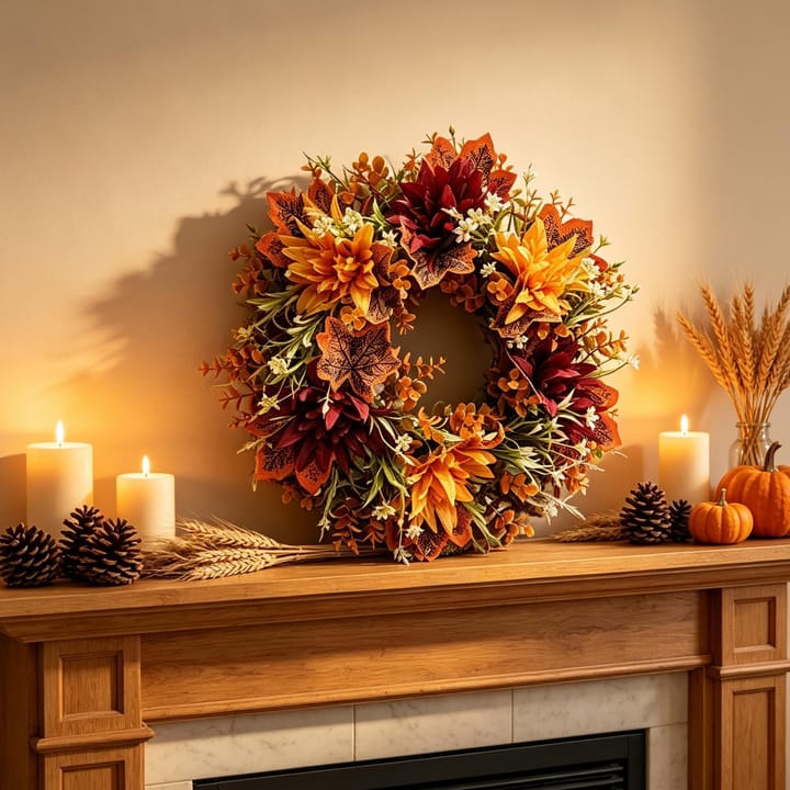 The Autumn Maple Leaf Wreath