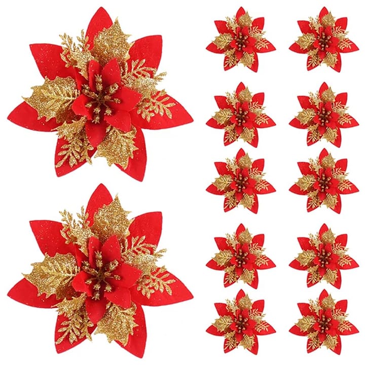 The Glitter Bloom Picks, Red and gold