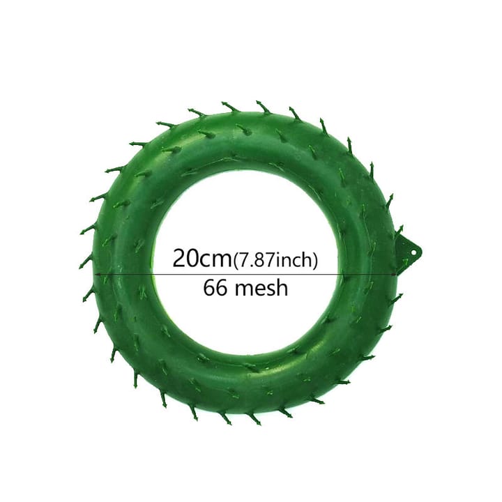 The Green Spiked Wreath Frame, 8 in, 66 mesh