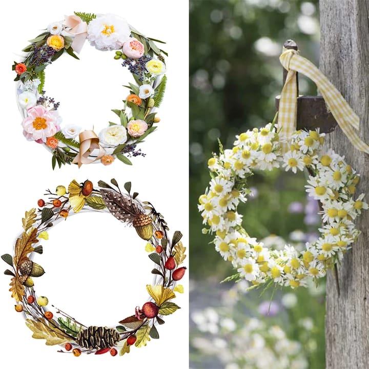 The Blank Wicker Wreath Base