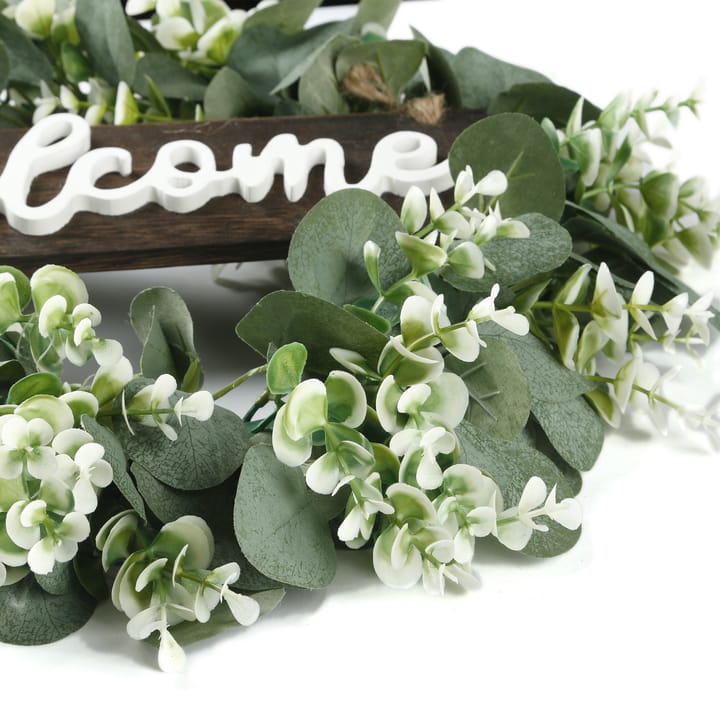 The Eucalyptus Welcome Sign Wreath