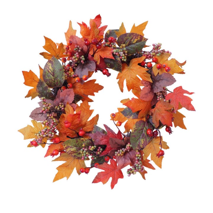 The Autumn Maple Berry Wreath, Maple leaf