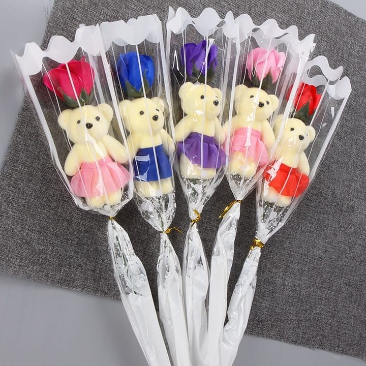 The Mini Bear Rose Bouquet