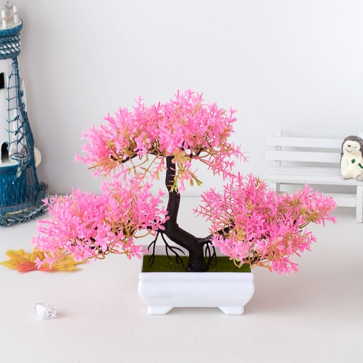 The Potted Bonsai Accent, Pink