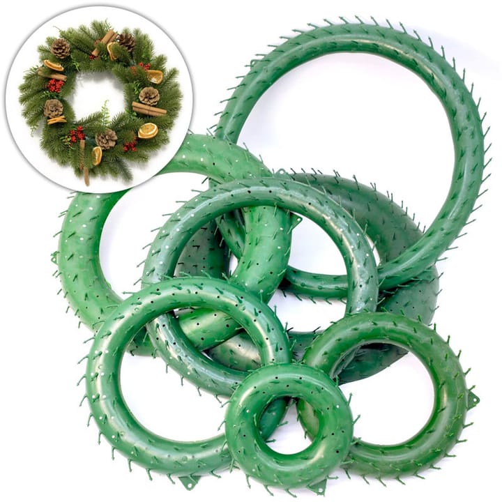 The Green Spiked Wreath Frame