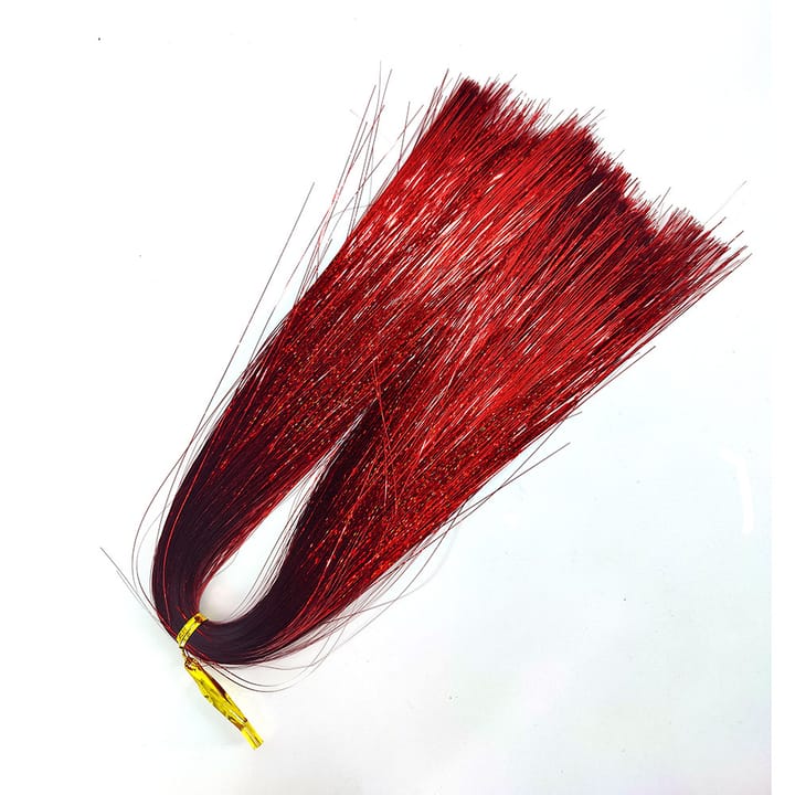 The Iridescent Fringe Garland, Red