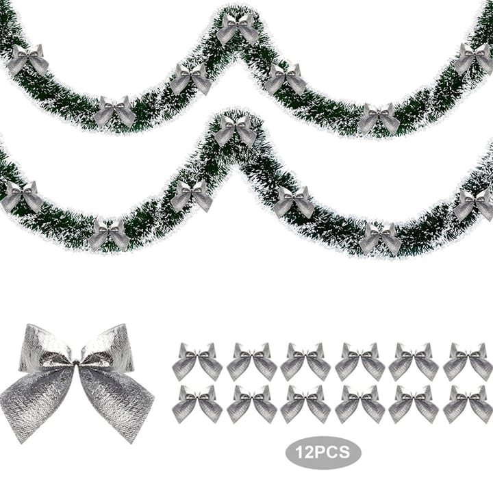 The Snowflocked Tinsel Garland