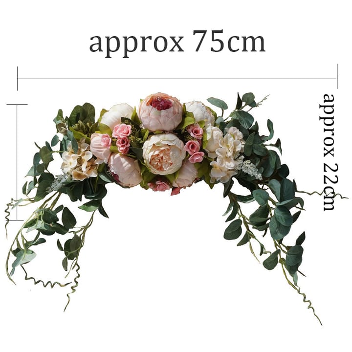 The Bendable Silk Flower Arch, Champagne
