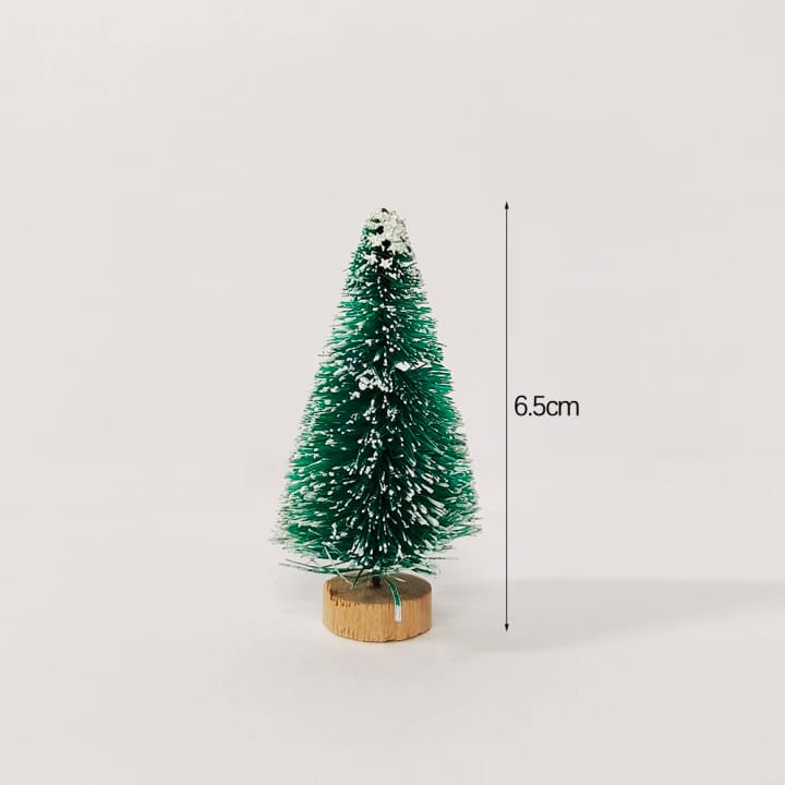 The Sisal Mini Tree Set, Green, 5 trees, 2.6 in